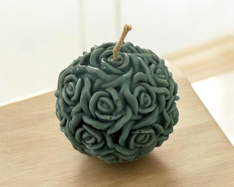 The Rose Ball 3D Candle