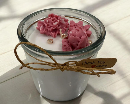 Nordic forest Glass Candle