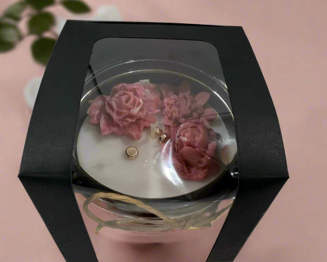 Nordic forest Glass Candle
